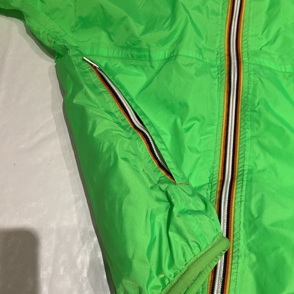 Vintage K-Way Zippered Packable Jacket Small - Picture 8 of 11